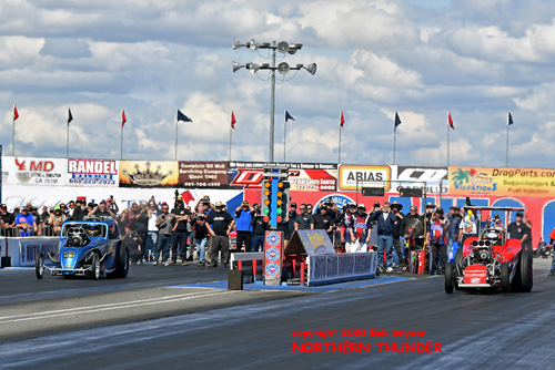 Ron Capps - 'Good News' (left) - 
James Generalao Jr. (right)